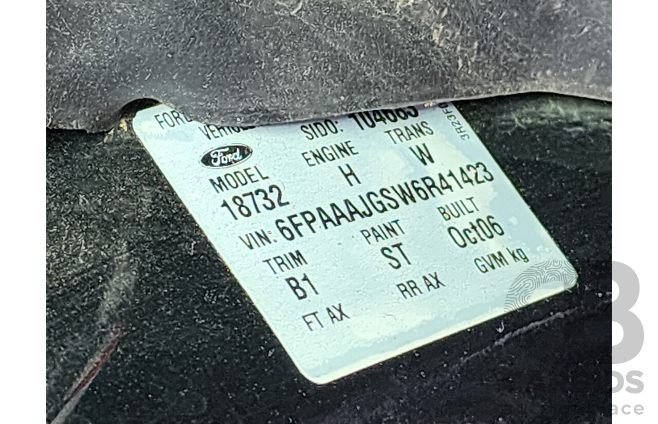 10/2006 Ford Fairmont  BF MKII 4d Sedan Grey 4.0L
