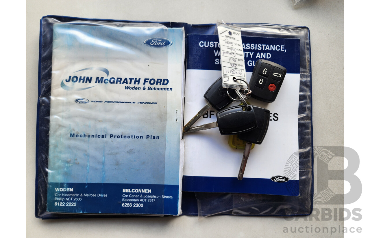 10/2006 Ford Fairmont  BF MKII 4d Sedan Grey 4.0L