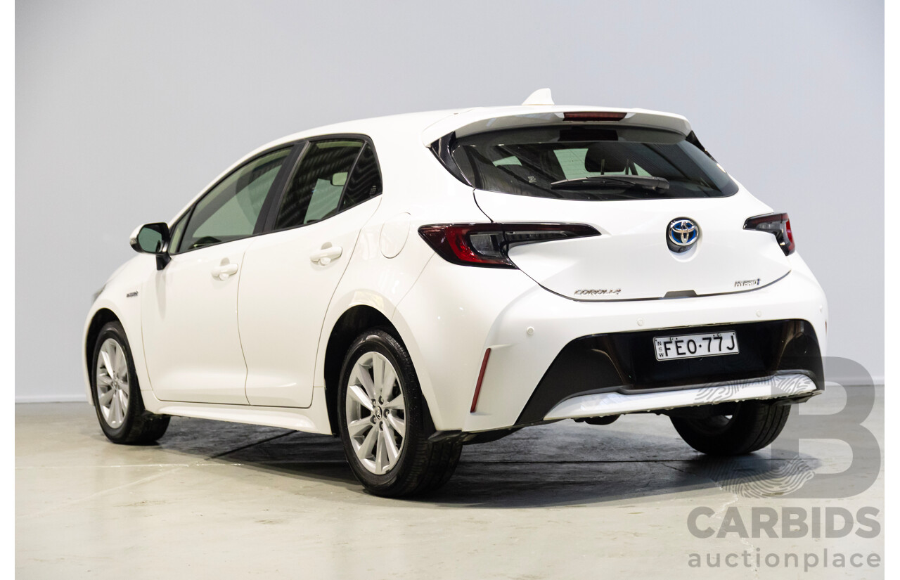 01/2024 Toyota Corolla Ascent Sport Hybrid ZWE219R 5D Hatchback White 1.8L