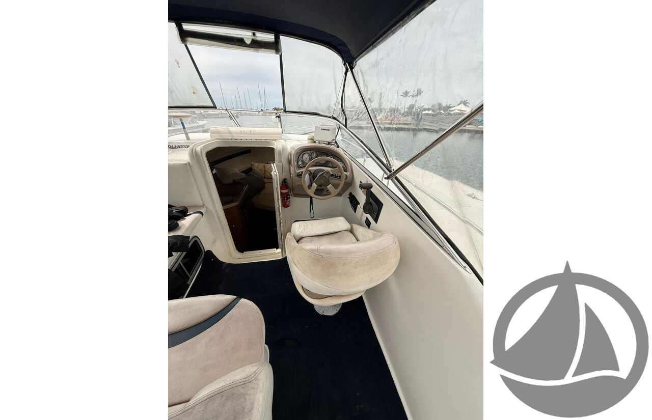 NO RESERVE PRE-LOVED - 2005 Glastron 249 Cabin Cruiser, V8 Volvo Penta 5.0L