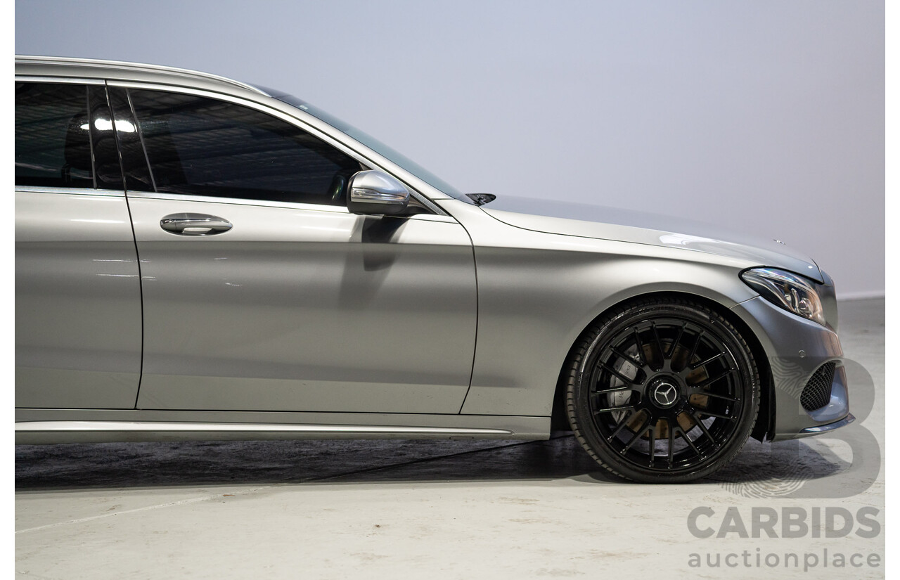 11/2014 Mercedes-Benz C250 205 4d Wagon Silver Turbo 2.0L