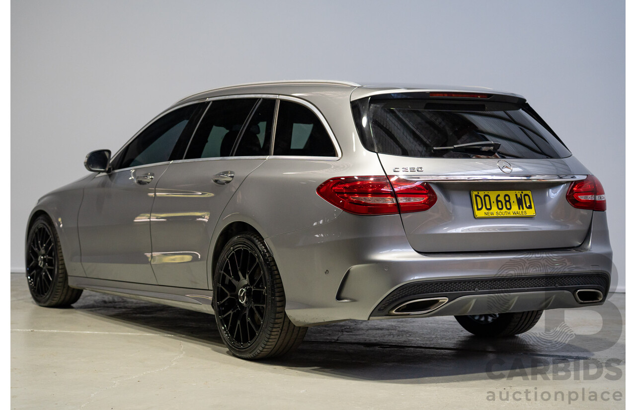 11/2014 Mercedes-Benz C250 205 4d Wagon Silver Turbo 2.0L