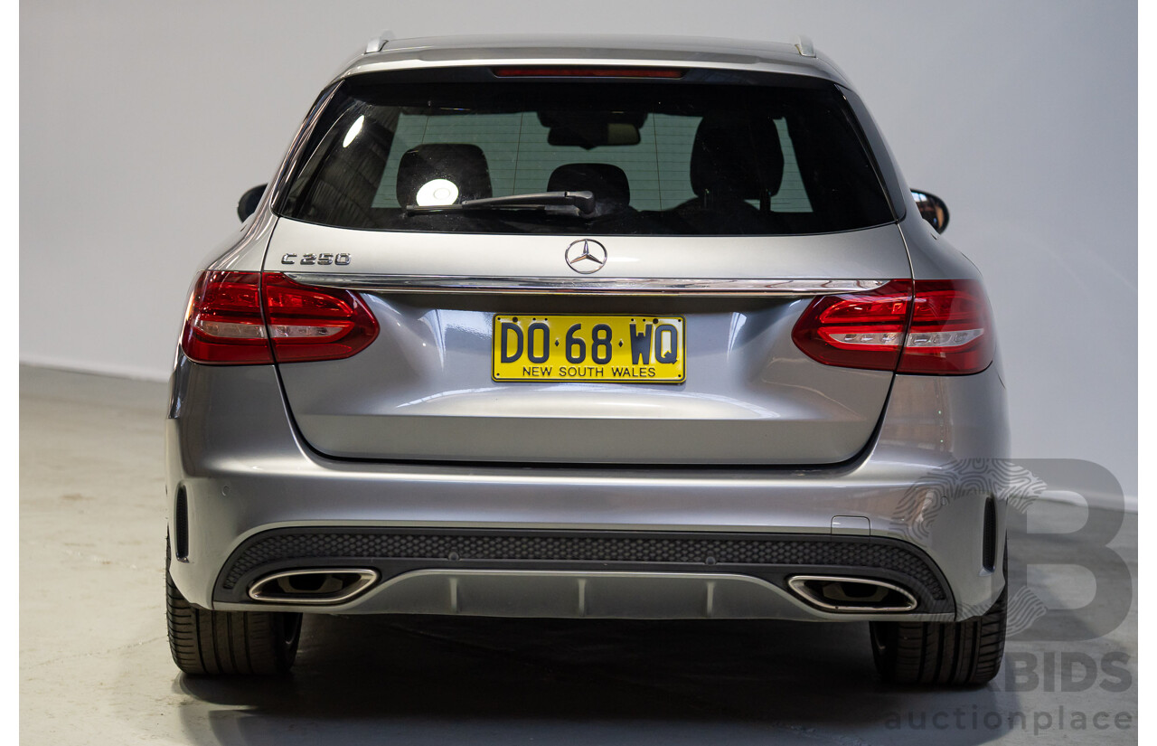 11/2014 Mercedes-Benz C250 205 4d Wagon Silver Turbo 2.0L