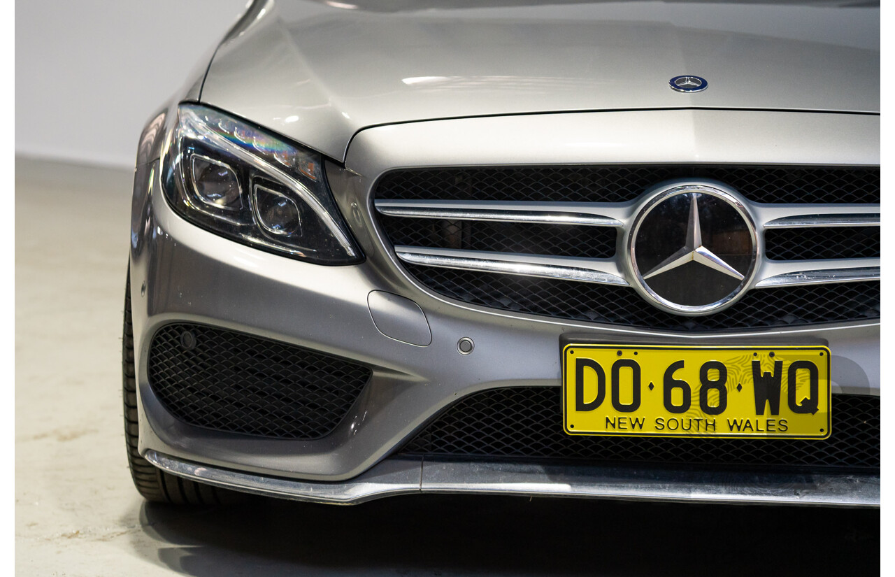 11/2014 Mercedes-Benz C250 205 4d Wagon Silver Turbo 2.0L