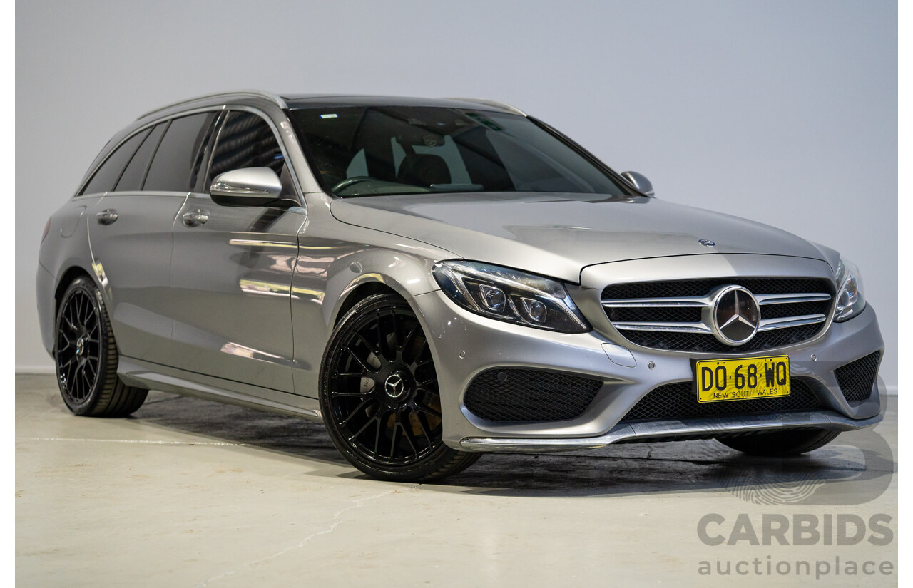 11/2014 Mercedes-Benz C250 205 4d Wagon Silver Turbo 2.0L