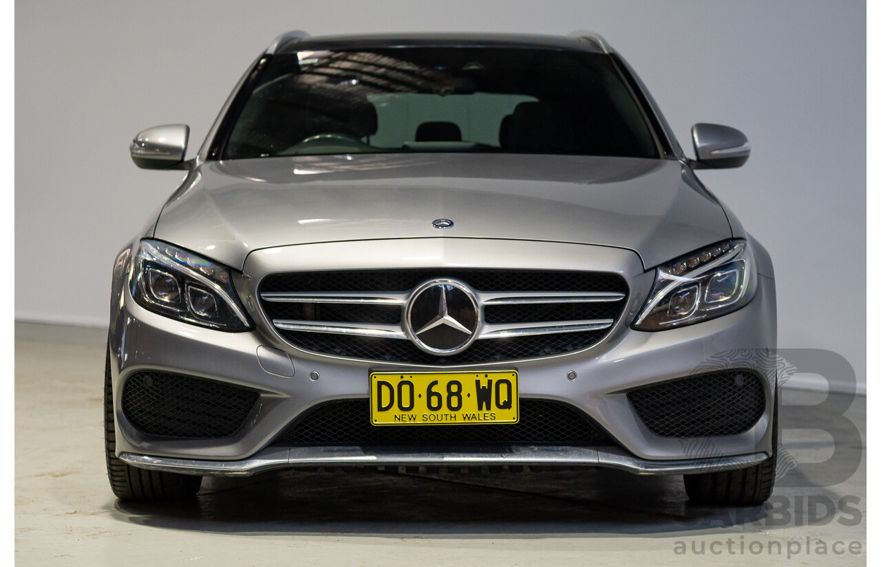 11/2014 Mercedes-Benz C250 205 4d Wagon Silver Turbo 2.0L