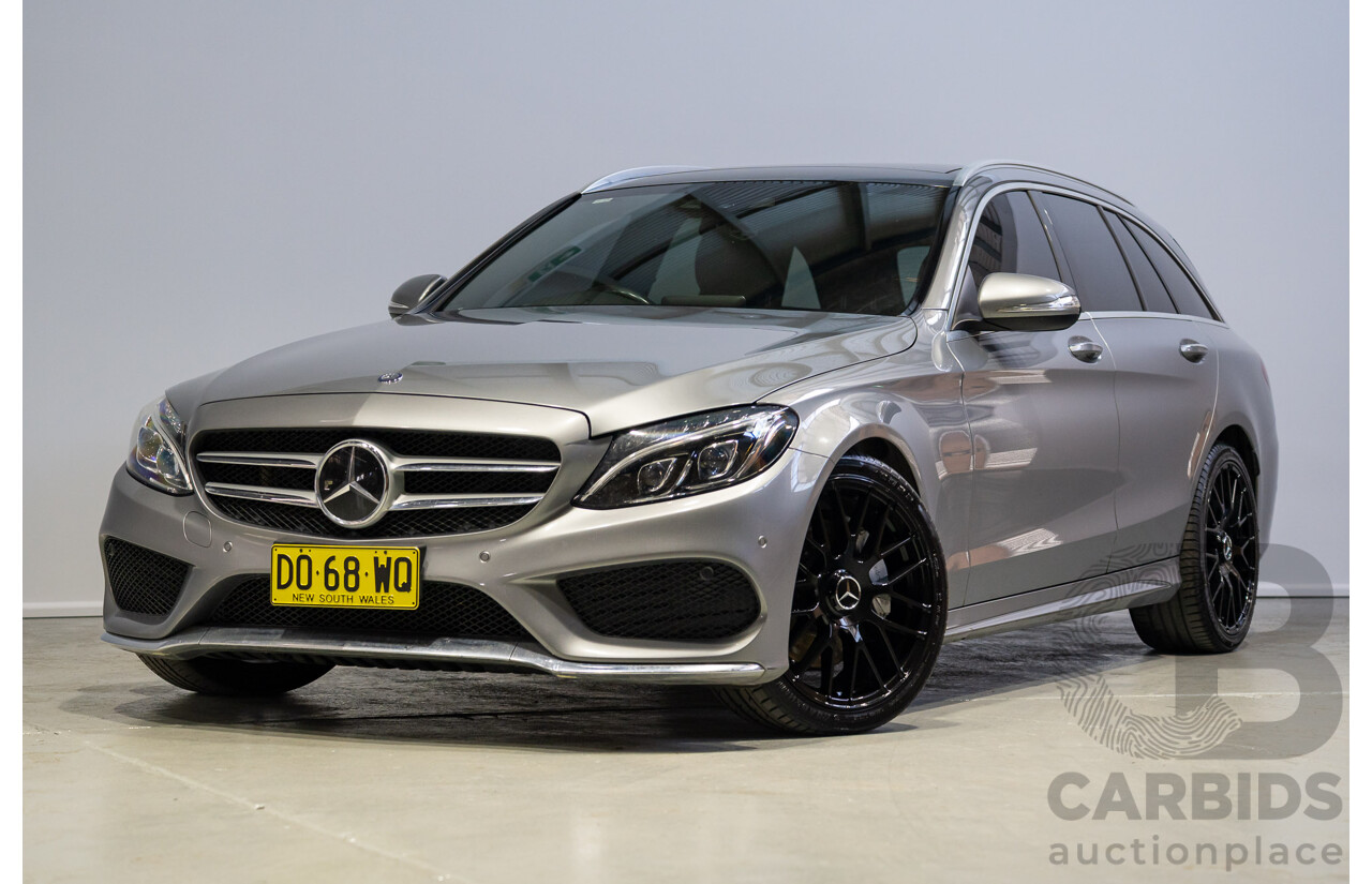 11/2014 Mercedes-Benz C250 205 4d Wagon Silver Turbo 2.0L
