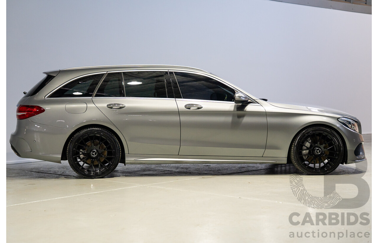 11/2014 Mercedes-Benz C250 205 4d Wagon Silver Turbo 2.0L