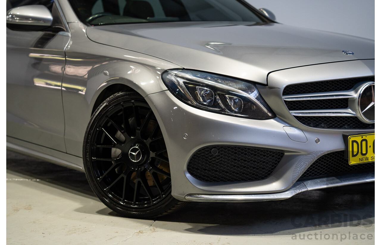 11/2014 Mercedes-Benz C250 205 4d Wagon Silver Turbo 2.0L