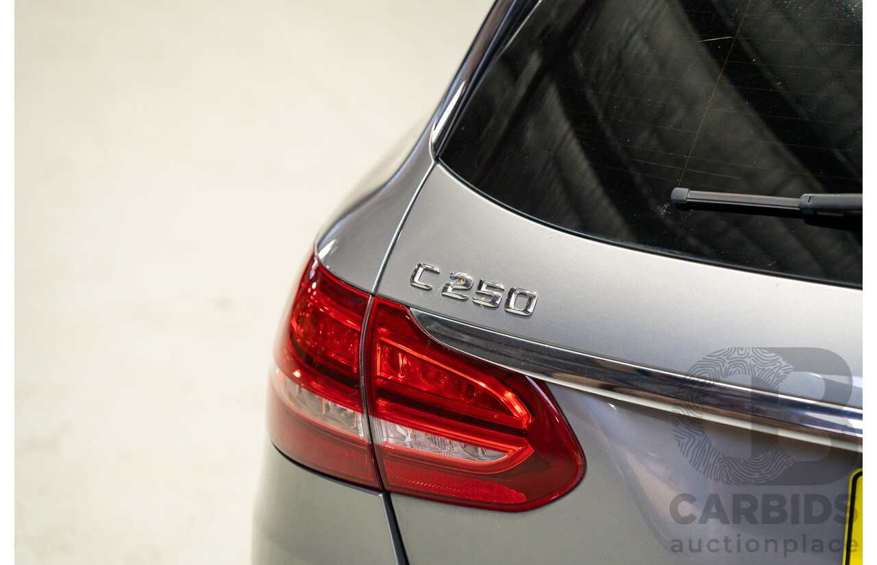 11/2014 Mercedes-Benz C250 205 4d Wagon Silver Turbo 2.0L