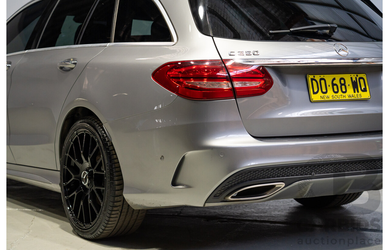 11/2014 Mercedes-Benz C250 205 4d Wagon Silver Turbo 2.0L