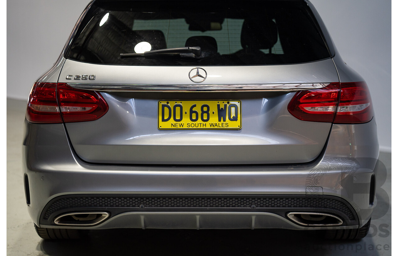 11/2014 Mercedes-Benz C250 205 4d Wagon Silver Turbo 2.0L