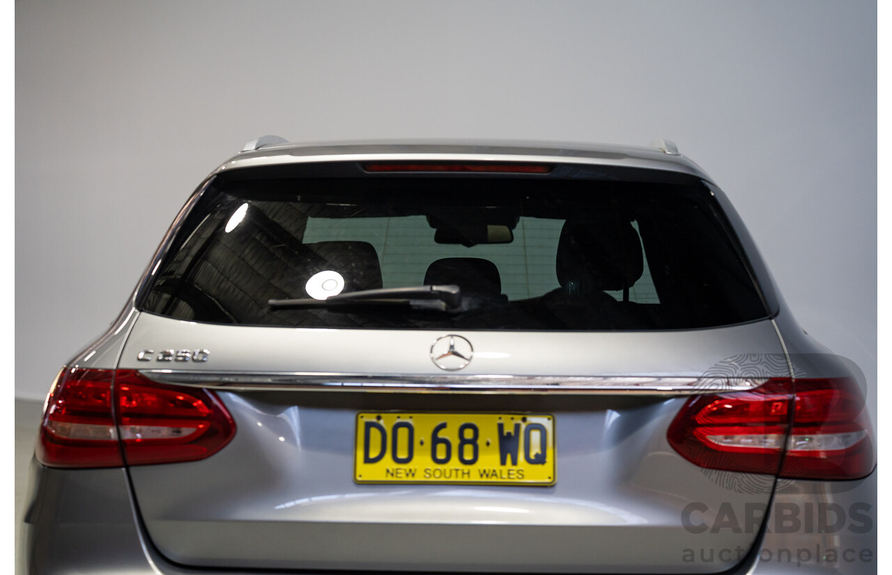 11/2014 Mercedes-Benz C250 205 4d Wagon Silver Turbo 2.0L