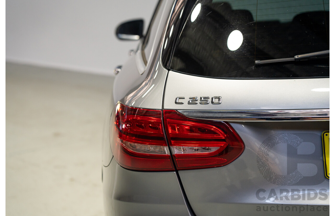 11/2014 Mercedes-Benz C250 205 4d Wagon Silver Turbo 2.0L