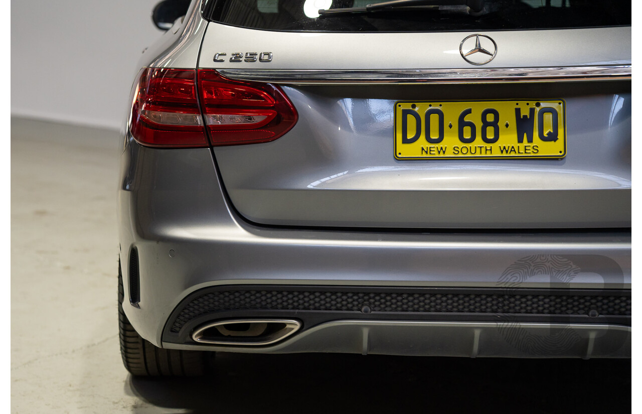 11/2014 Mercedes-Benz C250 205 4d Wagon Silver Turbo 2.0L