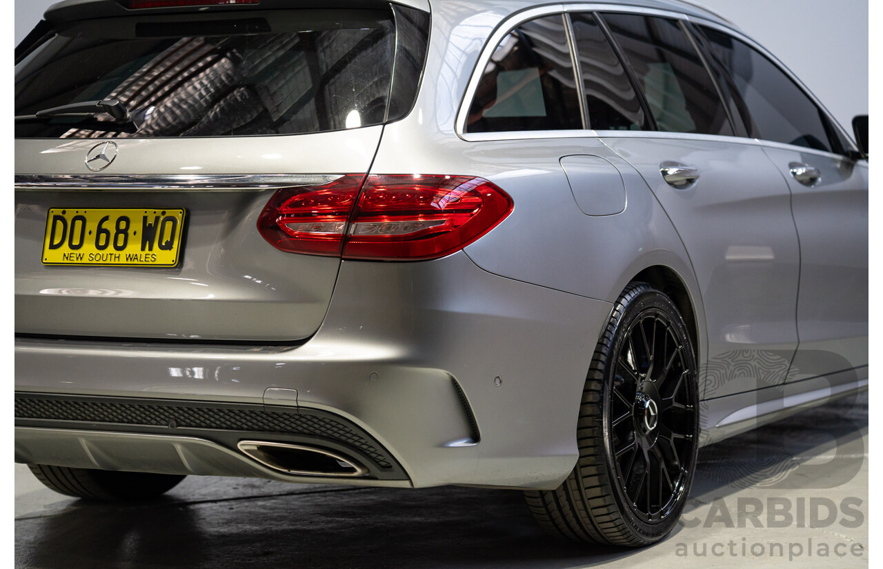 11/2014 Mercedes-Benz C250 205 4d Wagon Silver Turbo 2.0L