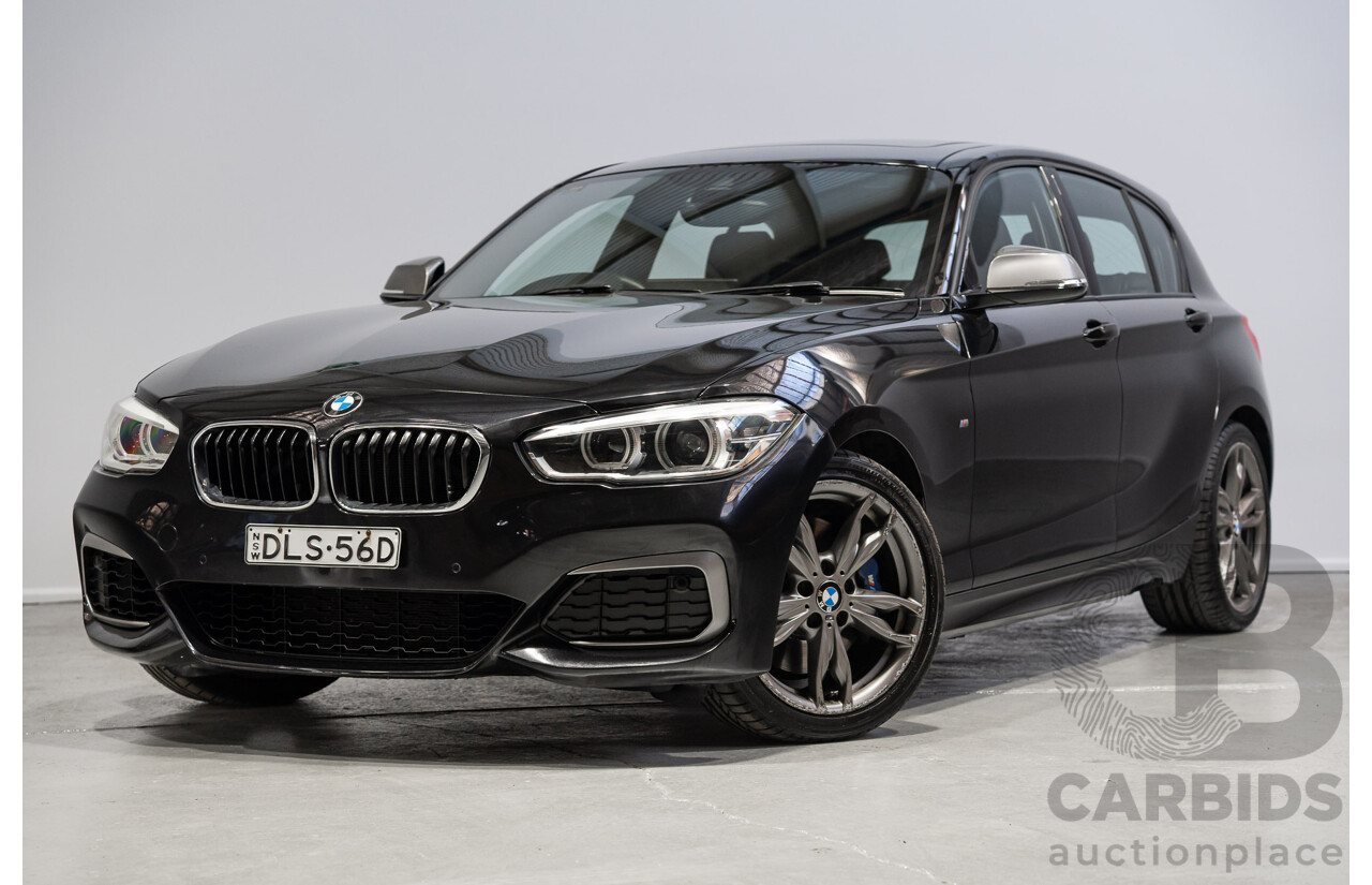 11/2016 BMW M140i (RWD) F20 LCI 5d Hatchback Black Turbo 3.0L
