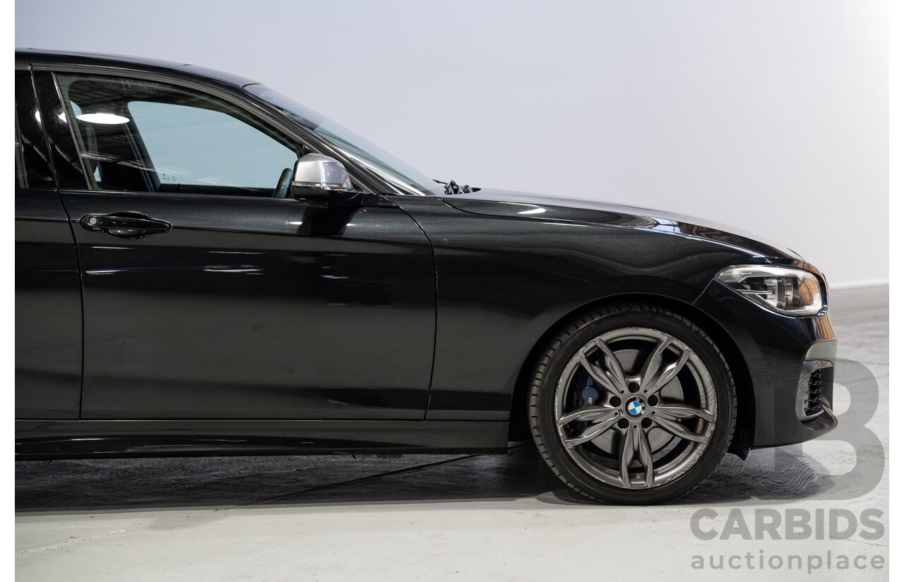 11/2016 BMW M140i (RWD) F20 LCI 5d Hatchback Black Turbo 3.0L