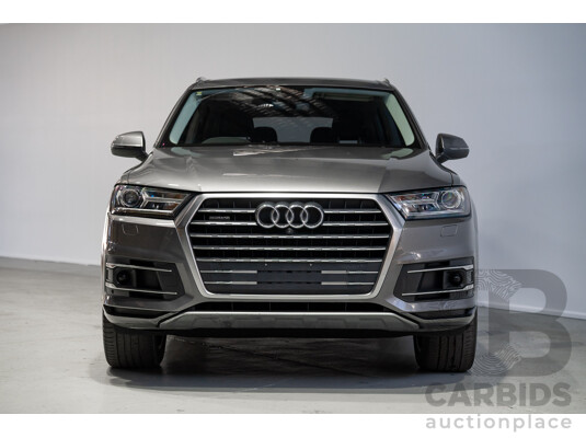 05/2017 Audi Q7 3.0 TDI Quattro (AWD) 4M MY17 4D Wagon Graphite Grey Metallic Turbo Diesel 3.0L