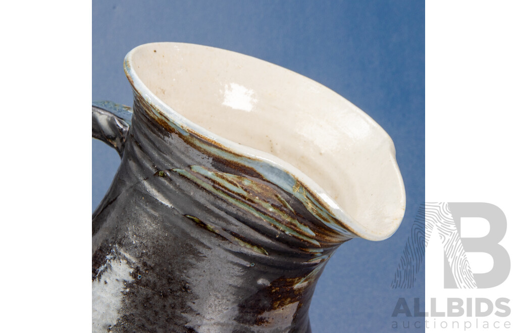 Vintage Studio Pottery Single Handled Pitcher