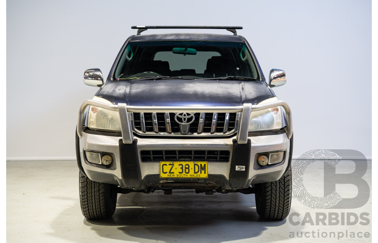 04/2005 Toyota Landcruiser Prado GXL (4x4) GRJ120R 4d Wagon Blue 4.0L V6