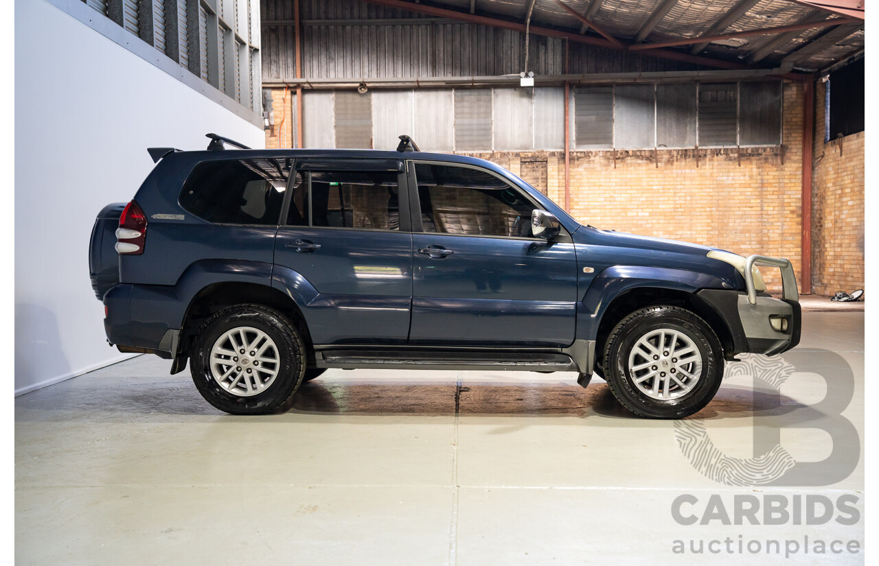 04/2005 Toyota Landcruiser Prado GXL (4x4) GRJ120R 4d Wagon Blue 4.0L V6