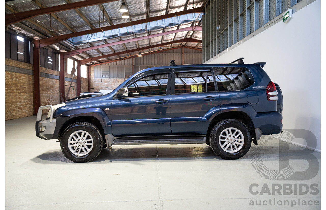 04/2005 Toyota Landcruiser Prado GXL (4x4) GRJ120R 4d Wagon Blue 4.0L V6