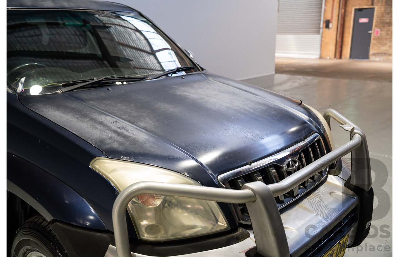 04/2005 Toyota Landcruiser Prado GXL (4x4) GRJ120R 4d Wagon Blue 4.0L V6