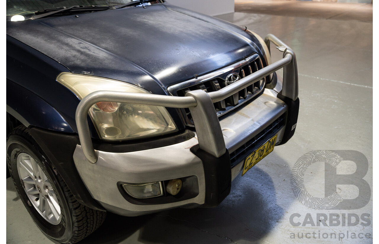 04/2005 Toyota Landcruiser Prado GXL (4x4) GRJ120R 4d Wagon Blue 4.0L V6