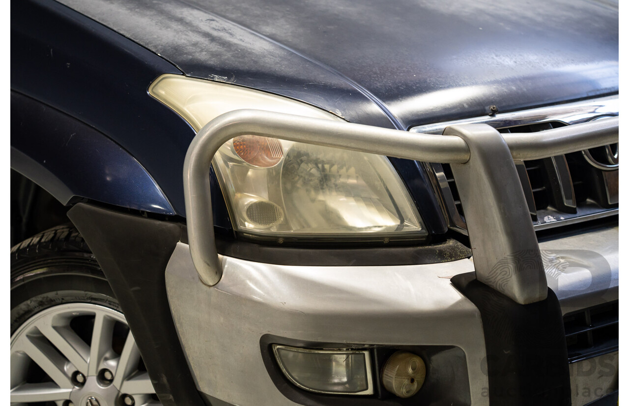 04/2005 Toyota Landcruiser Prado GXL (4x4) GRJ120R 4d Wagon Blue 4.0L V6