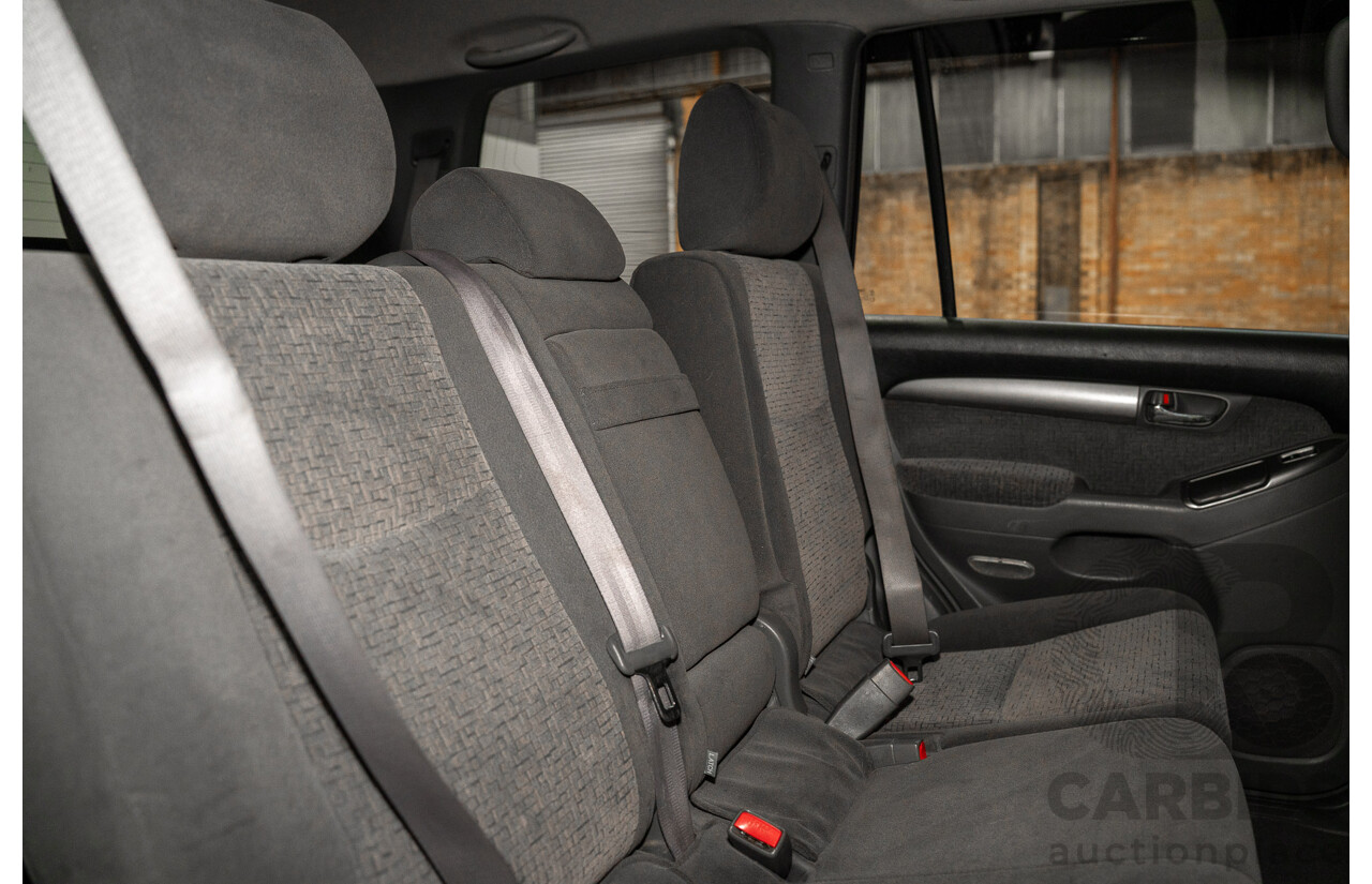 04/2005 Toyota Landcruiser Prado GXL (4x4) GRJ120R 4d Wagon Blue 4.0L V6