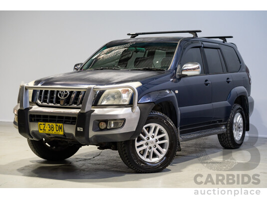 04/2005 Toyota Landcruiser Prado GXL (4x4) GRJ120R 4d Wagon Blue 4.0L V6