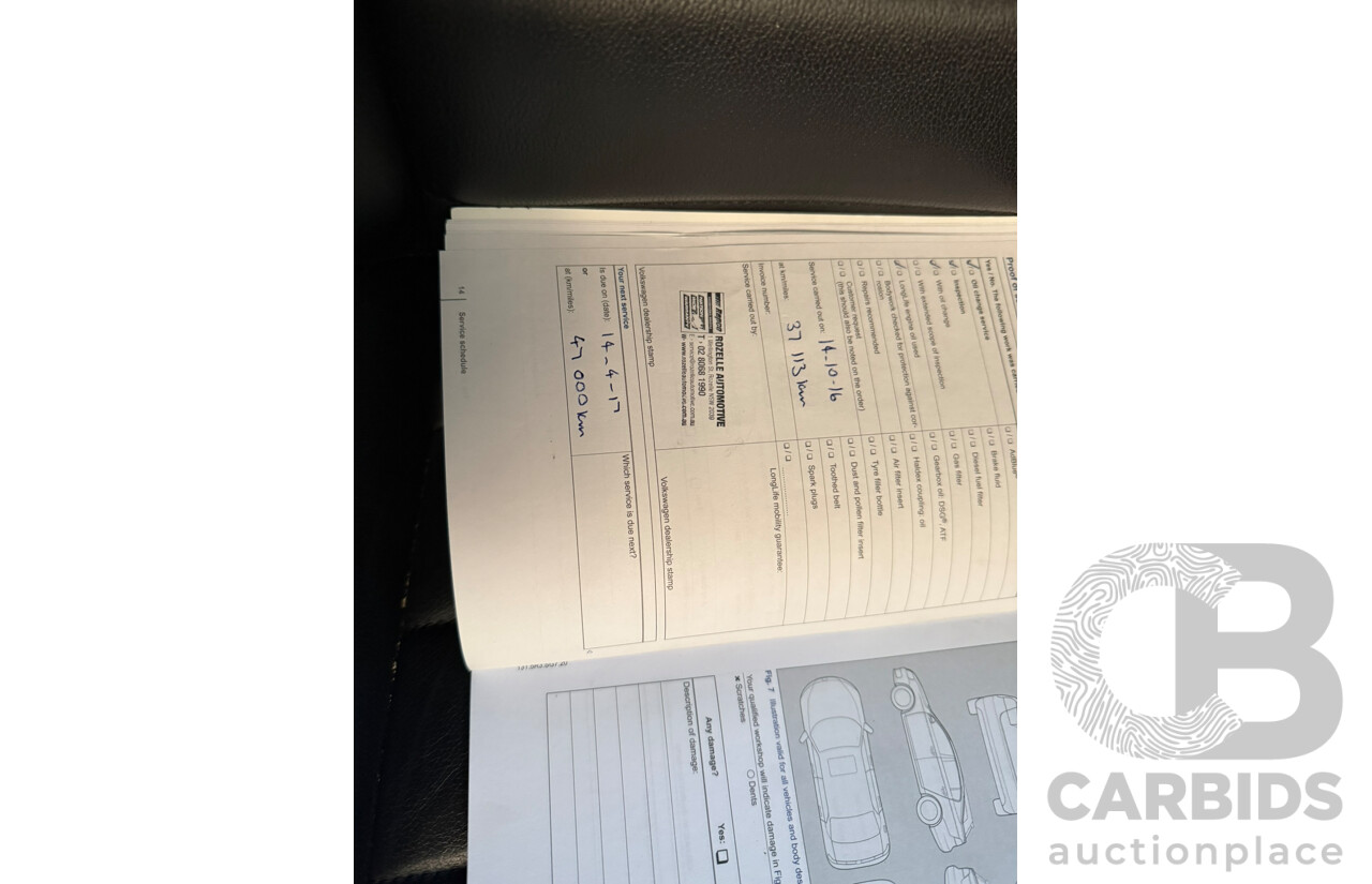 11/2013 Volkswagen Golf 110 TDI Highline 5d Hatchback Blue Turbo Diesel 2.0L
