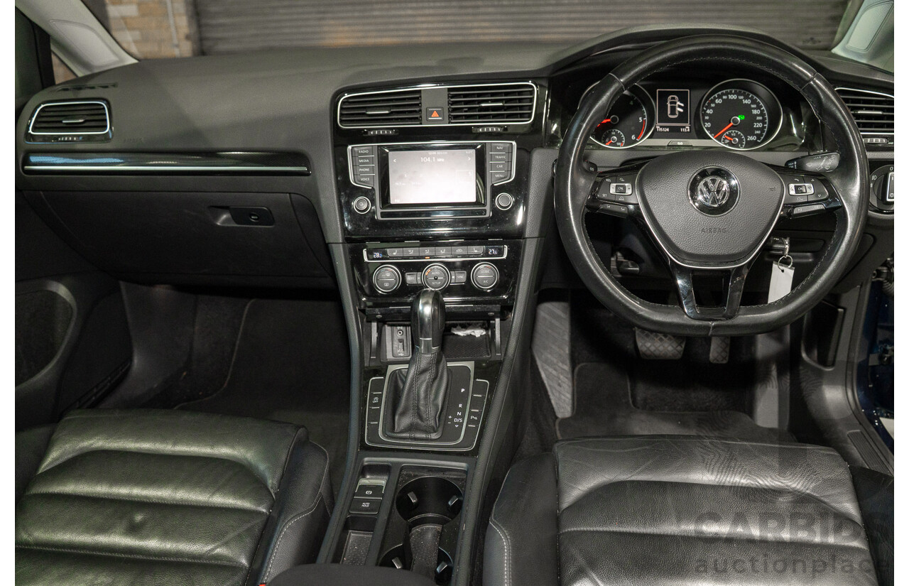 11/2013 Volkswagen Golf 110 TDI Highline 5d Hatchback Blue Turbo Diesel 2.0L