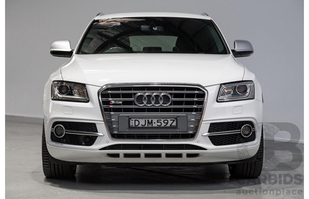 01/2016 Audi SQ5 3.0 TDI Quattro (AWD) 8R MY16 5d Wagon Ibis White Turbo Diesel 3.0L