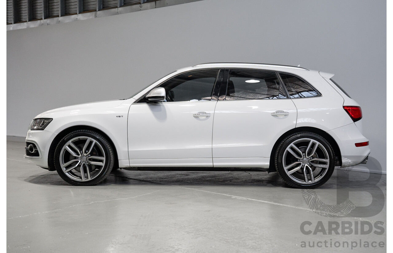 01/2016 Audi SQ5 3.0 TDI Quattro (AWD) 8R MY16 5d Wagon Ibis White Turbo Diesel 3.0L