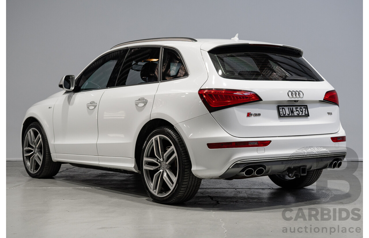01/2016 Audi SQ5 3.0 TDI Quattro (AWD) 8R MY16 5d Wagon Ibis White Turbo Diesel 3.0L