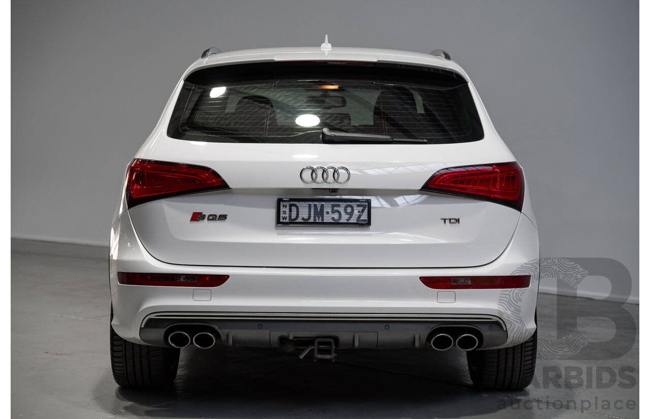 01/2016 Audi SQ5 3.0 TDI Quattro (AWD) 8R MY16 5d Wagon Ibis White Turbo Diesel 3.0L