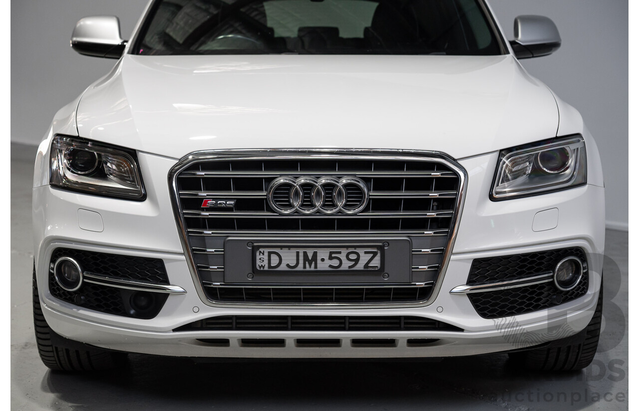 01/2016 Audi SQ5 3.0 TDI Quattro (AWD) 8R MY16 5d Wagon Ibis White Turbo Diesel 3.0L
