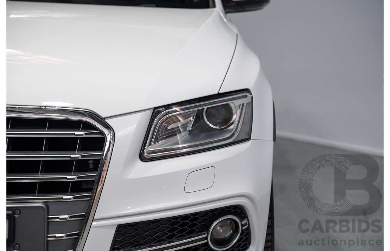 01/2016 Audi SQ5 3.0 TDI Quattro (AWD) 8R MY16 5d Wagon Ibis White Turbo Diesel 3.0L