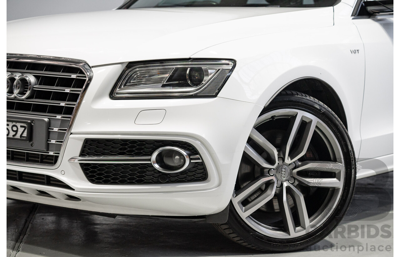 01/2016 Audi SQ5 3.0 TDI Quattro (AWD) 8R MY16 5d Wagon Ibis White Turbo Diesel 3.0L