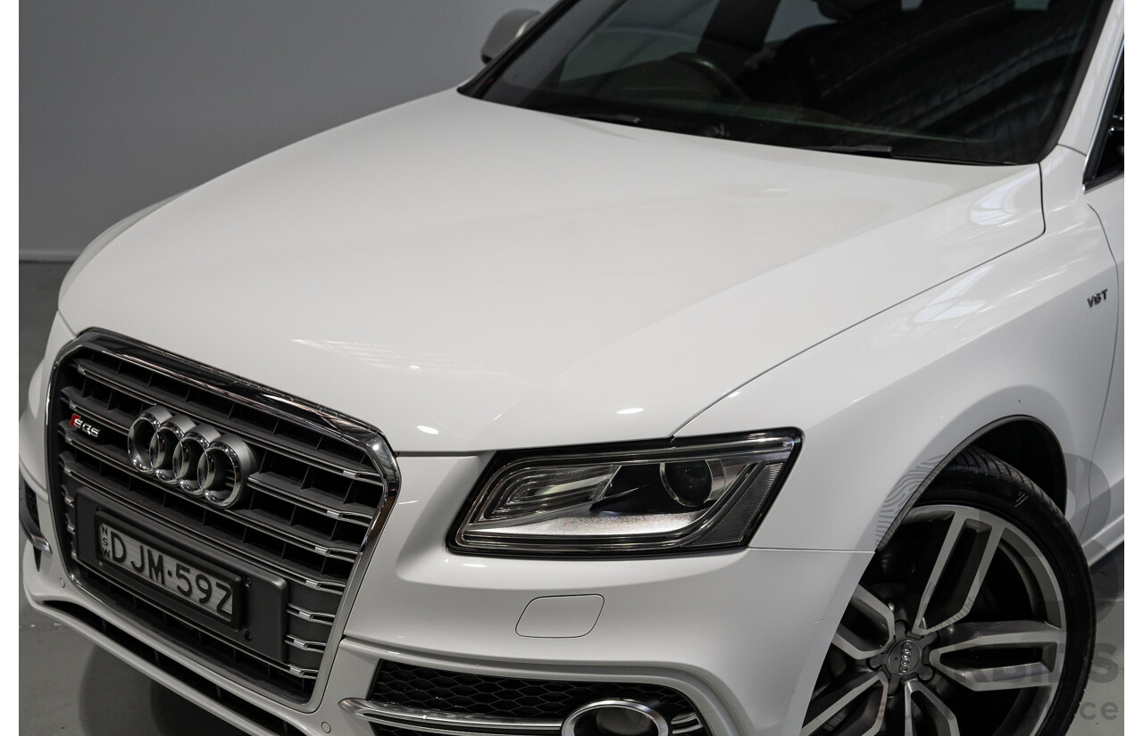 01/2016 Audi SQ5 3.0 TDI Quattro (AWD) 8R MY16 5d Wagon Ibis White Turbo Diesel 3.0L