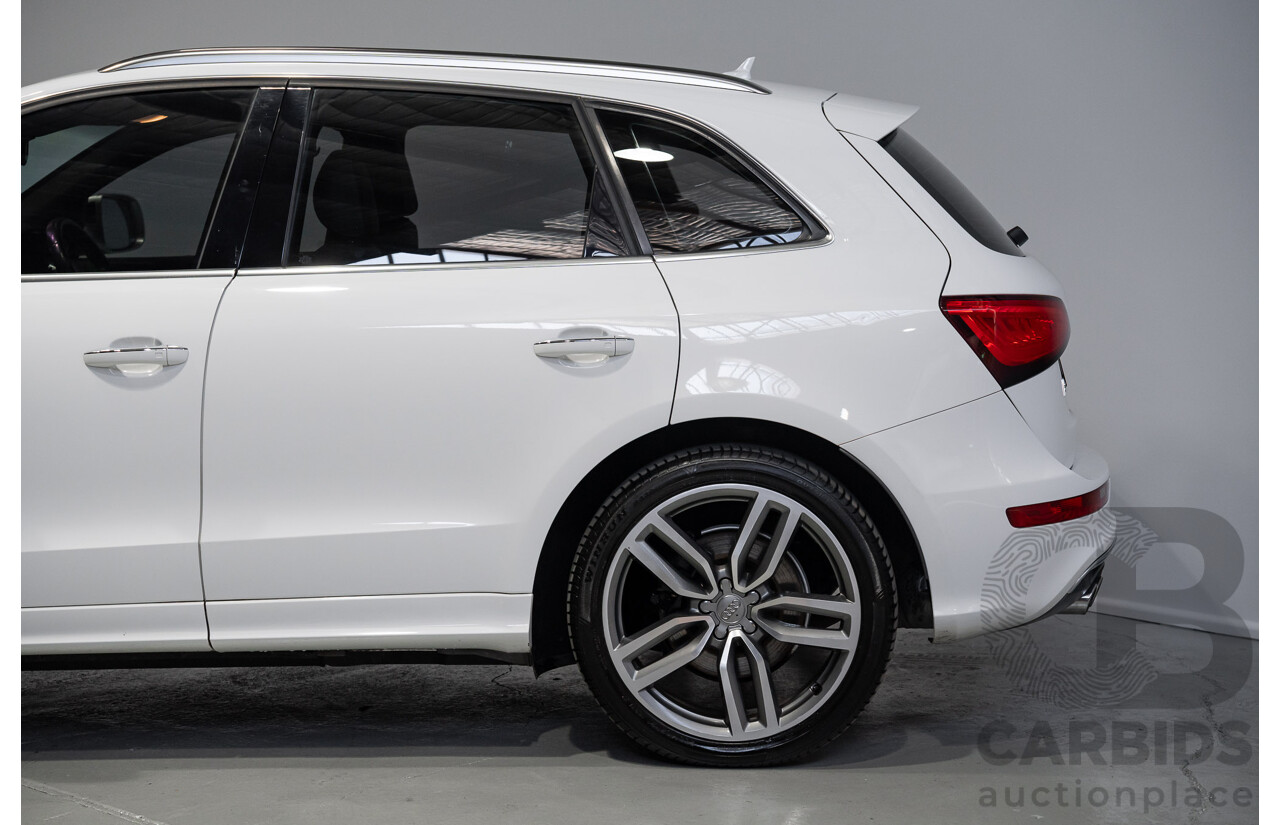 01/2016 Audi SQ5 3.0 TDI Quattro (AWD) 8R MY16 5d Wagon Ibis White Turbo Diesel 3.0L