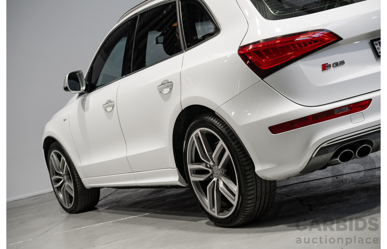 01/2016 Audi SQ5 3.0 TDI Quattro (AWD) 8R MY16 5d Wagon Ibis White Turbo Diesel 3.0L