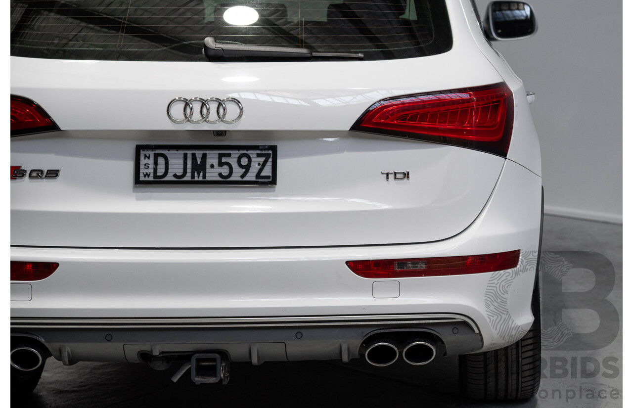 01/2016 Audi SQ5 3.0 TDI Quattro (AWD) 8R MY16 5d Wagon Ibis White Turbo Diesel 3.0L