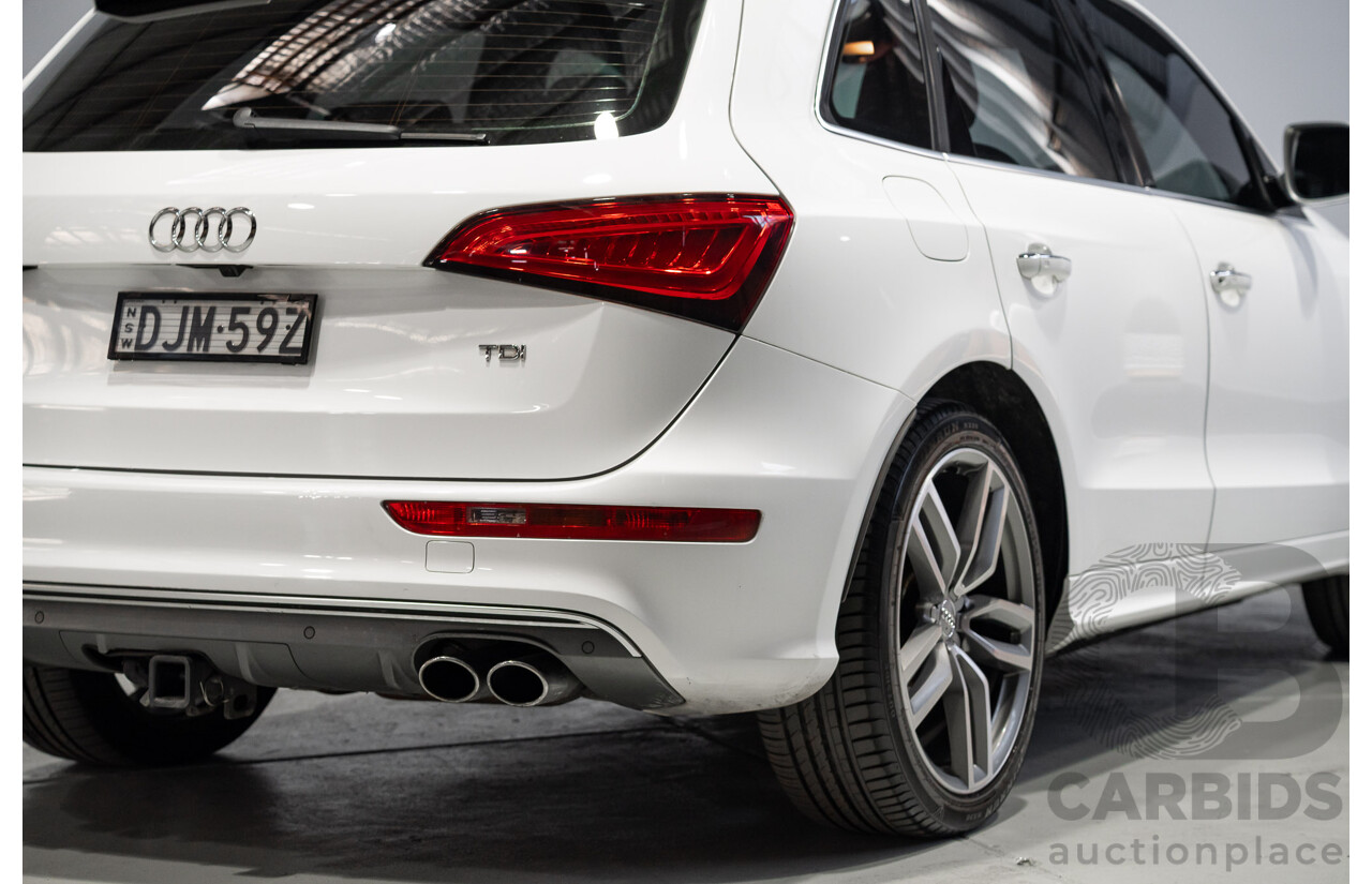 01/2016 Audi SQ5 3.0 TDI Quattro (AWD) 8R MY16 5d Wagon Ibis White Turbo Diesel 3.0L
