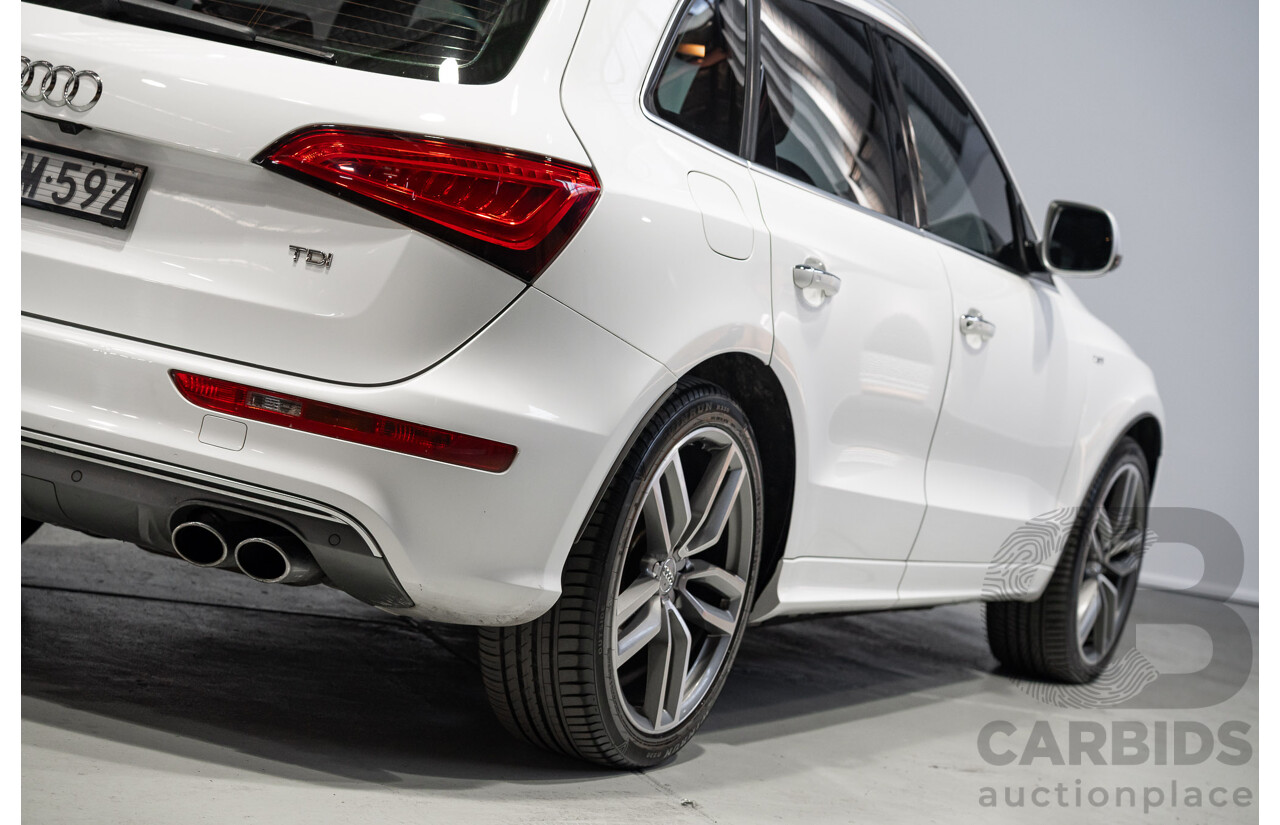 01/2016 Audi SQ5 3.0 TDI Quattro (AWD) 8R MY16 5d Wagon Ibis White Turbo Diesel 3.0L
