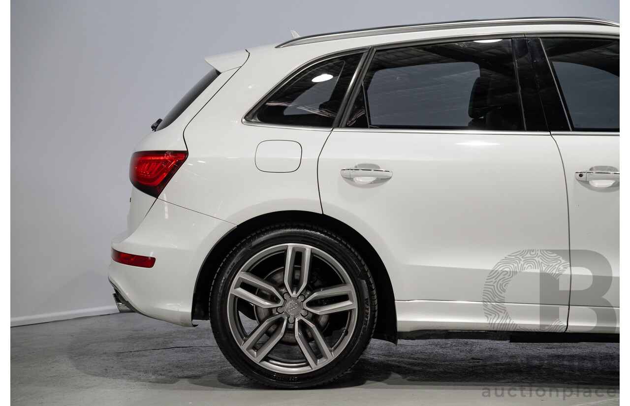 01/2016 Audi SQ5 3.0 TDI Quattro (AWD) 8R MY16 5d Wagon Ibis White Turbo Diesel 3.0L