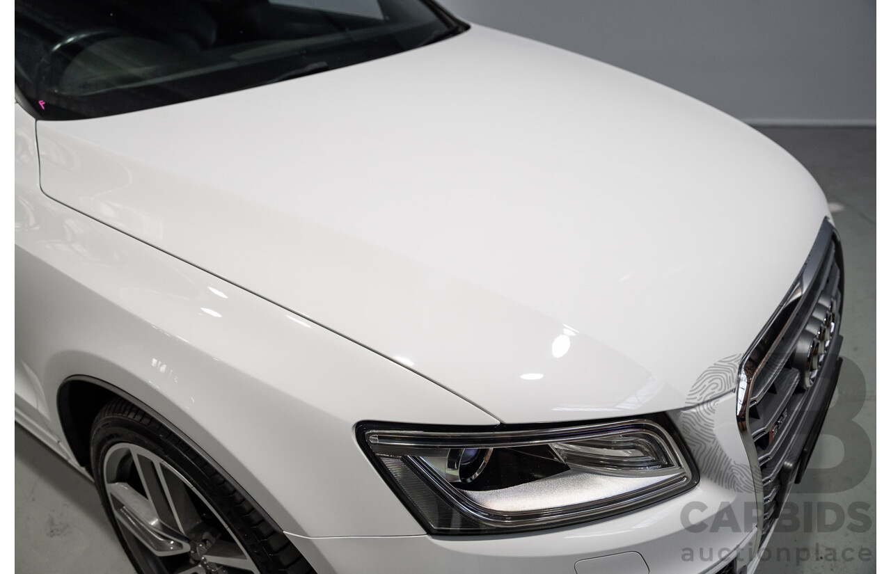 01/2016 Audi SQ5 3.0 TDI Quattro (AWD) 8R MY16 5d Wagon Ibis White Turbo Diesel 3.0L