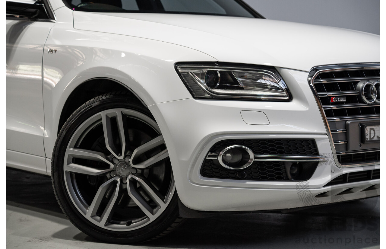 01/2016 Audi SQ5 3.0 TDI Quattro (AWD) 8R MY16 5d Wagon Ibis White Turbo Diesel 3.0L